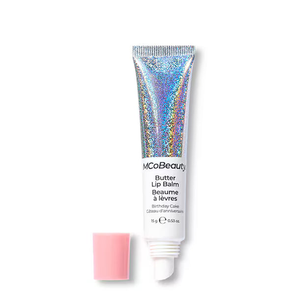 MCoBeauty Butter Lip Balm Birthday Cake, imported from the UK