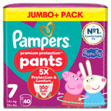 Pampers Nappy Pants Size 7 40 Nappies, imported from the UK
