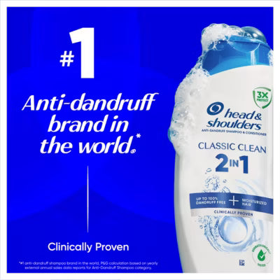 Head & Shoulders Anti-Dandruff Shampoo and Conditioner 330ml, UK version
