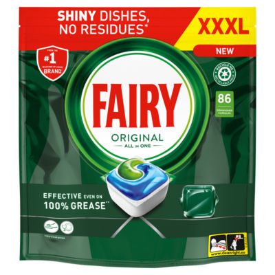 Fairy All in One Original Dishwasher Tablets 86 Tablets