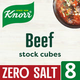 Knorr zero salt beef stock cubes 8x9g, UK version