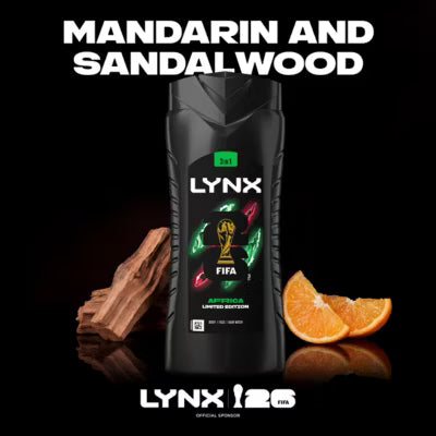 Lynx Africa 3-in-1 body wash limited edition FIFA 500 ml, UK version