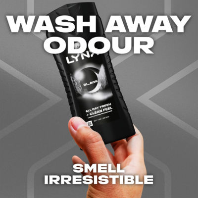 Lynx Black body wash 500 ml, UK version