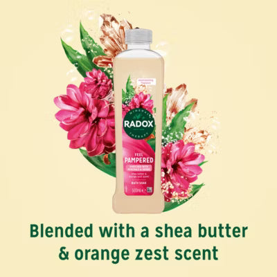 Radox Feel Pampered Bath Soak 500 ml, imported from the UK
