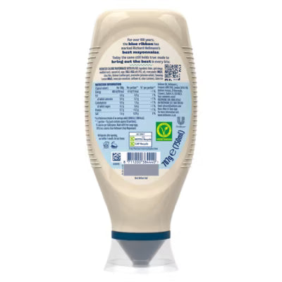 Hellmann's Lighter Than Light Mayonnaise 750 ml, UK version