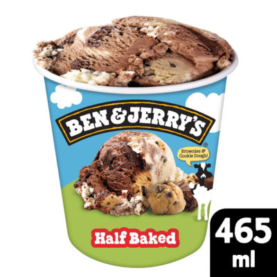 Ben & Jerry's Half Baked Vanilla Chocolate Ice Cream 465ml