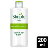 Simple Micellar Cleansing Water 200 ml (British brand)
