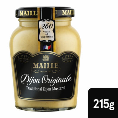 Maille Dijon Original mustard 215g, imported from the UK
