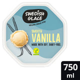 Swedish Glace vanilla vegan ice cream tub 750 ml (British brand)