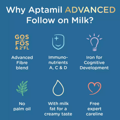 Aptamil Advanced 2 follow on milk for 6-12 months 200ml - British product