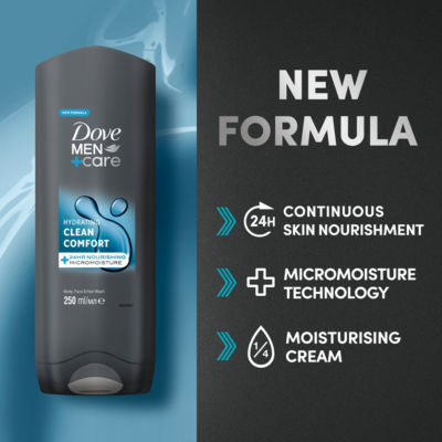 Dove body wash 250ml - British product