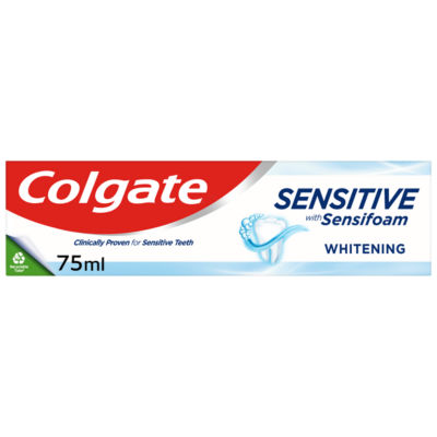 Colgate Sensitive Sensifoam Whitening Toothpaste 75ml