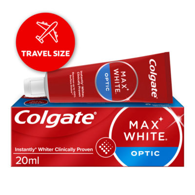 Colgate Max White Optic Teeth Whitening Toothpaste 20ml - British product
