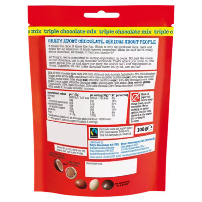 Tony's Chocolonely Littl' Bits Chocolate Mix 100g (British brand)