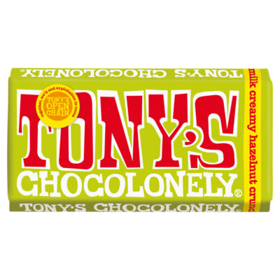 Tony's Chocolonely Milk Creamy Hazelnut Crunch Milk Chocolate Bar 180g