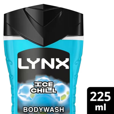 Lynx Ice Chill Body Wash 225ml, UK version