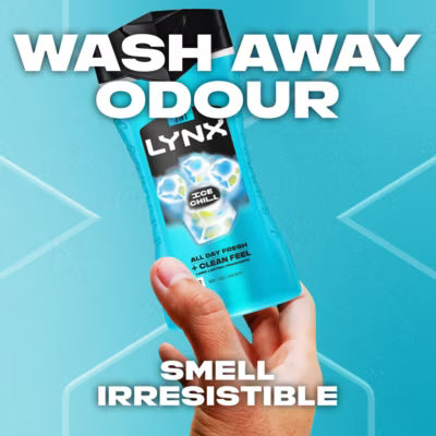 Lynx Ice Chill Body Wash 225ml, UK version