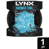 Lynx 2-Sided Shower Tool Exfoliating Body Scrubber 1 piece