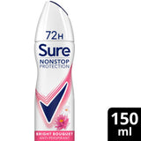Sure anti-perspirant aerosol Bright Bouquet 150ml (British brand)