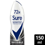 Sure Invisible Black & White Nonstop Protection Anti-perspirant Deodorant Aerosol GOODS ASDA