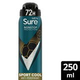 Sure Sport Cool Nonstop Protection Anti-perspirant Deodorant Aerosol GOODS ASDA