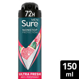 Sure men's anti-perspirant spray Ultra Fresh 150ml (British brand)