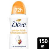 Dove Advanced Care Go Fresh Passion Fruit & Lemongrass Scent Anti-Perspirant Aerosol 150ml