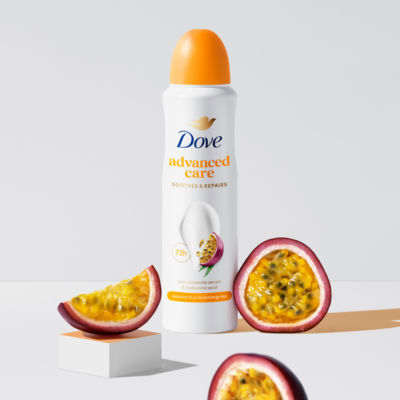 Dove Anti-Perspirant Spray Passion Fruit & Lemongrass Scent 150ml - British product