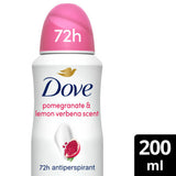 Dove Anti-Perspirant Spray Pomegranate Lemon Verbena 200ml - British product