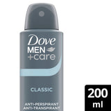 Dove Men+Care Classic Anti-Perspirant Spray 200ml