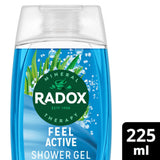 Radox Feel Active shower gel 225 ml, imported from the UK
