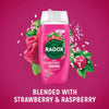 Radox Mineral Therapy Feel Radiant Shower Gel strawberry raspberry 225ml, imported from the UK