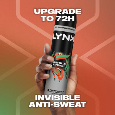 Lynx Jungle Fresh Anti-Perspirant Spray 250 ml, UK version