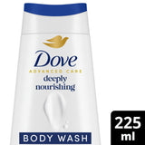 Dove Deeply Nourishing body wash 225ml bottle - British product