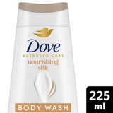 Dove Advanced Care Nourishing Silk Body Wash 225ml
