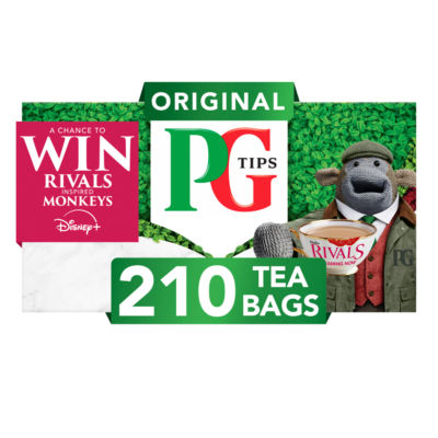 PG Tips 210 Original Black Tea Bags 609g