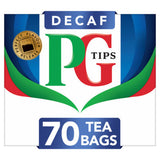 PG Tips Decaffeinated Black Tea Bags 70 Count 203g
