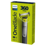 Philips OneBlade Original Beard Trimmer for Face and Body with 5-in-1 Adjustable Comb