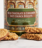 Harrods Heritage Chocolate and Cinnamon Oat Biscuit Tin (200g)