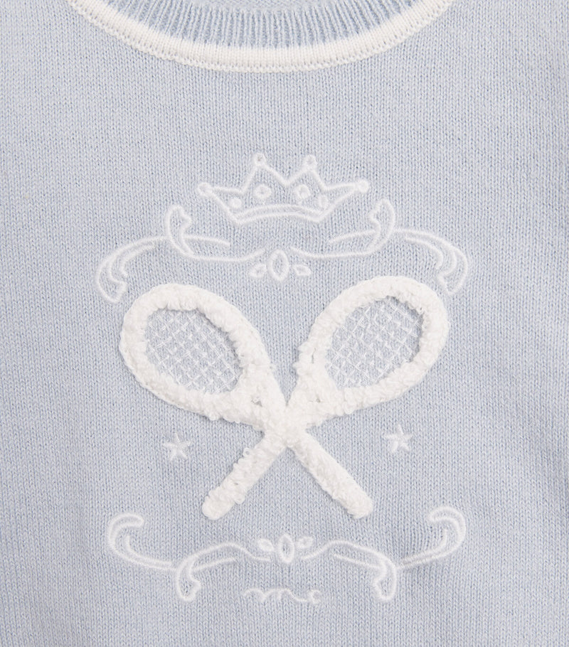 Marie-Chantal Camille Tennis Sweater infant 3-24 months, imported from the UK