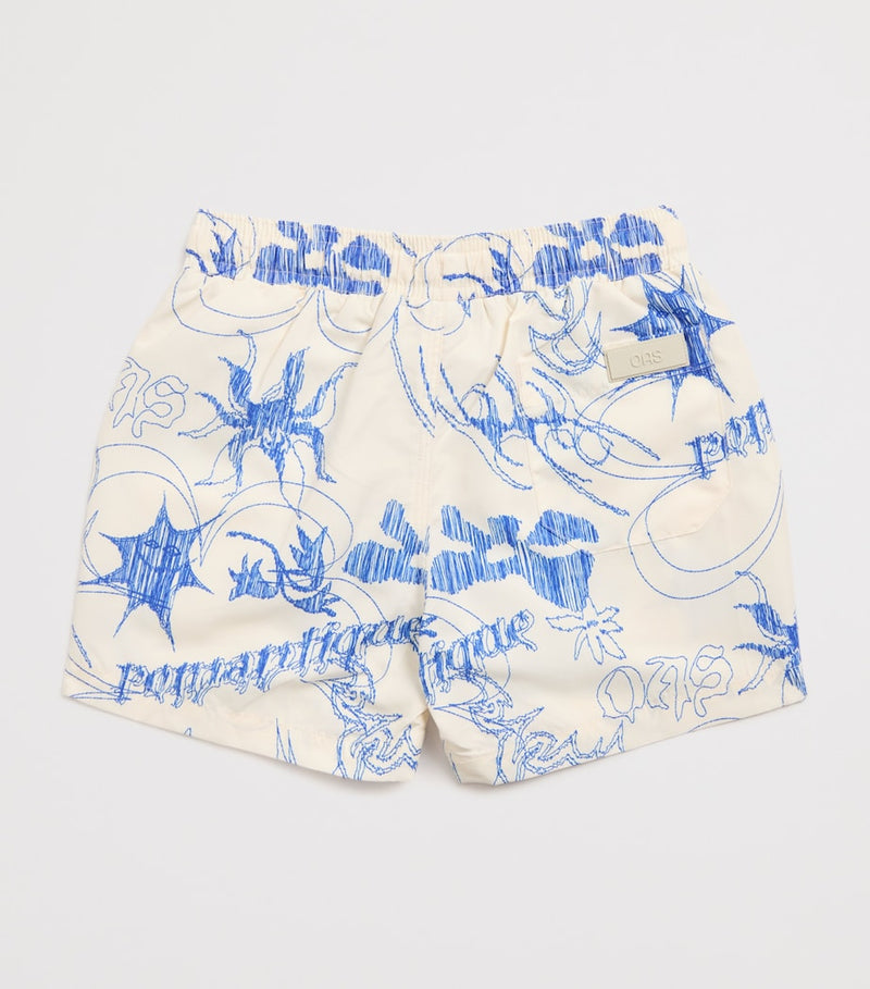 OAS Romantique Print Swim Shorts (4-12 Years)
