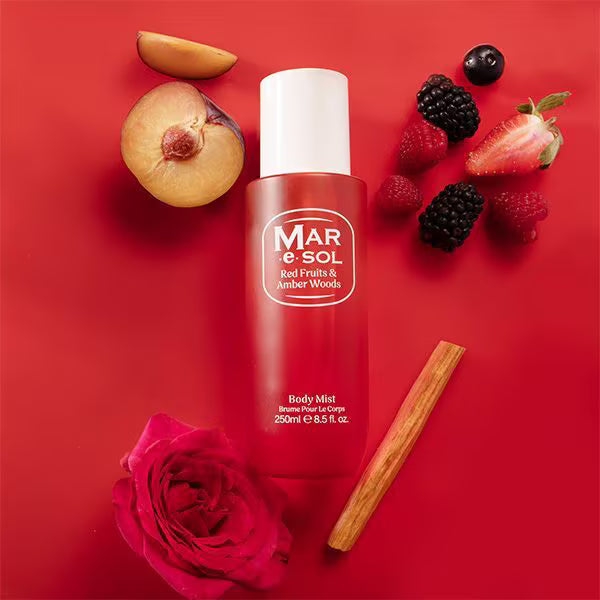 DNR Red Fruits Amber Woods Body Mist 250ml - British product