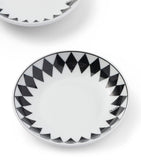 Prada porcelain chequerboard sauce bowl set 11cm, imported from the UK