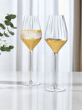 Lipsy Gold Foil Tapered Wine Glasses 2 Pack 28cm, UK version