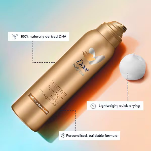 Dove Summer Revived Gradual Tanning Mousse 150ml - British product