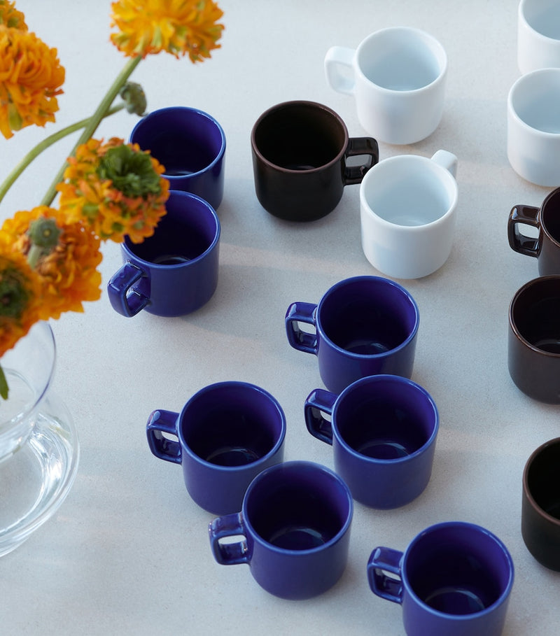 LSA International Set of 2 Porcelain Collective Espresso Cups (75ml)