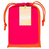 Superdrug Ombre Beach Microfibre Towel Stripe Design With Storage Pouch