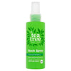 Tea Tree Body Spray 150ml bottle size option (British brand)