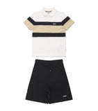BOSS Kidswear Bermuda polo shirt and shorts set for kids 4-16 years - British product
