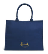 Harrods Large Cotton Logo Tote Bag
